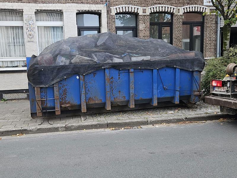 Container te vol geladen