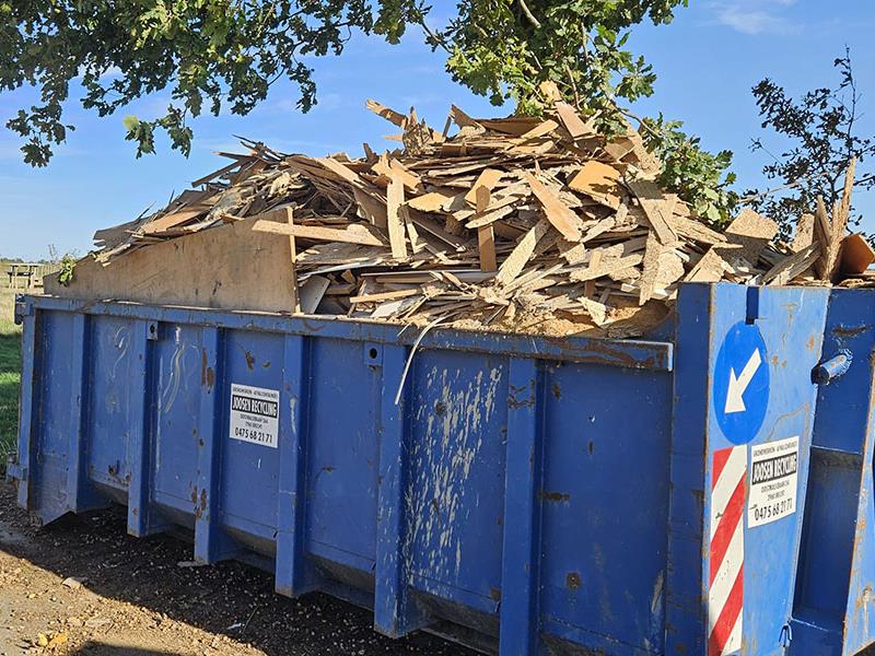 Container te vol geladen